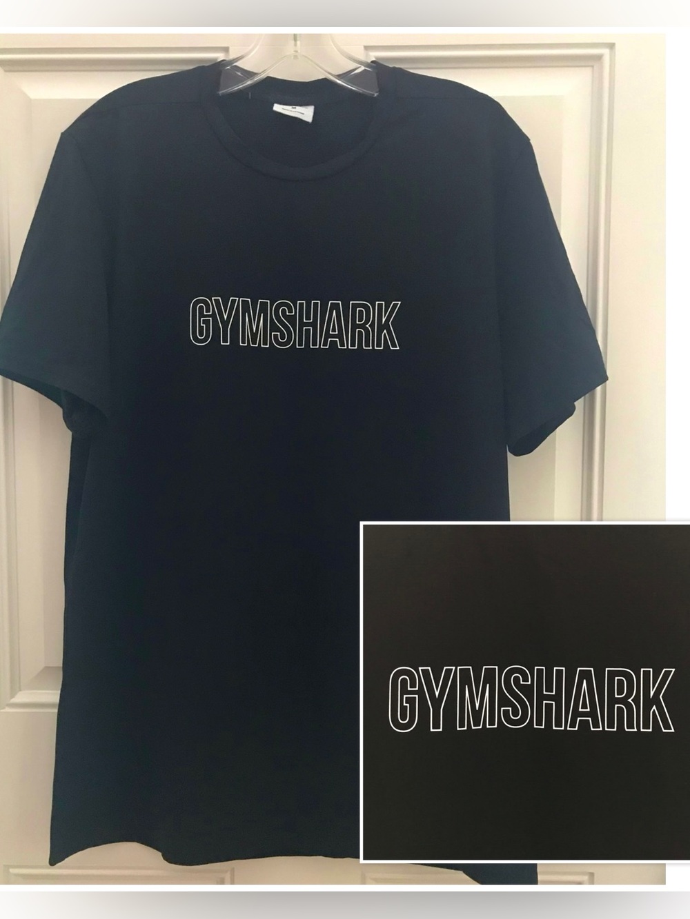 GYMSHARK Text Logo Athletic Tee